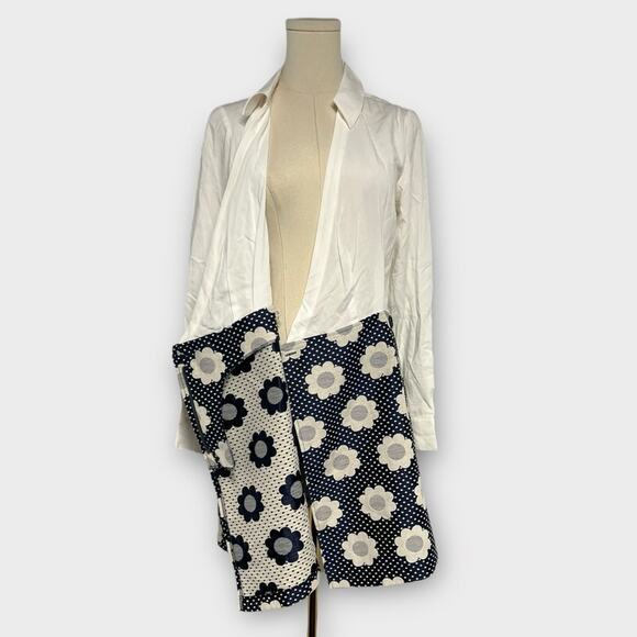 Modcloth Au Contraire Floral Daisy Retro Wrap Twofer Dress Size 6 NEW - Picture 4 of 11